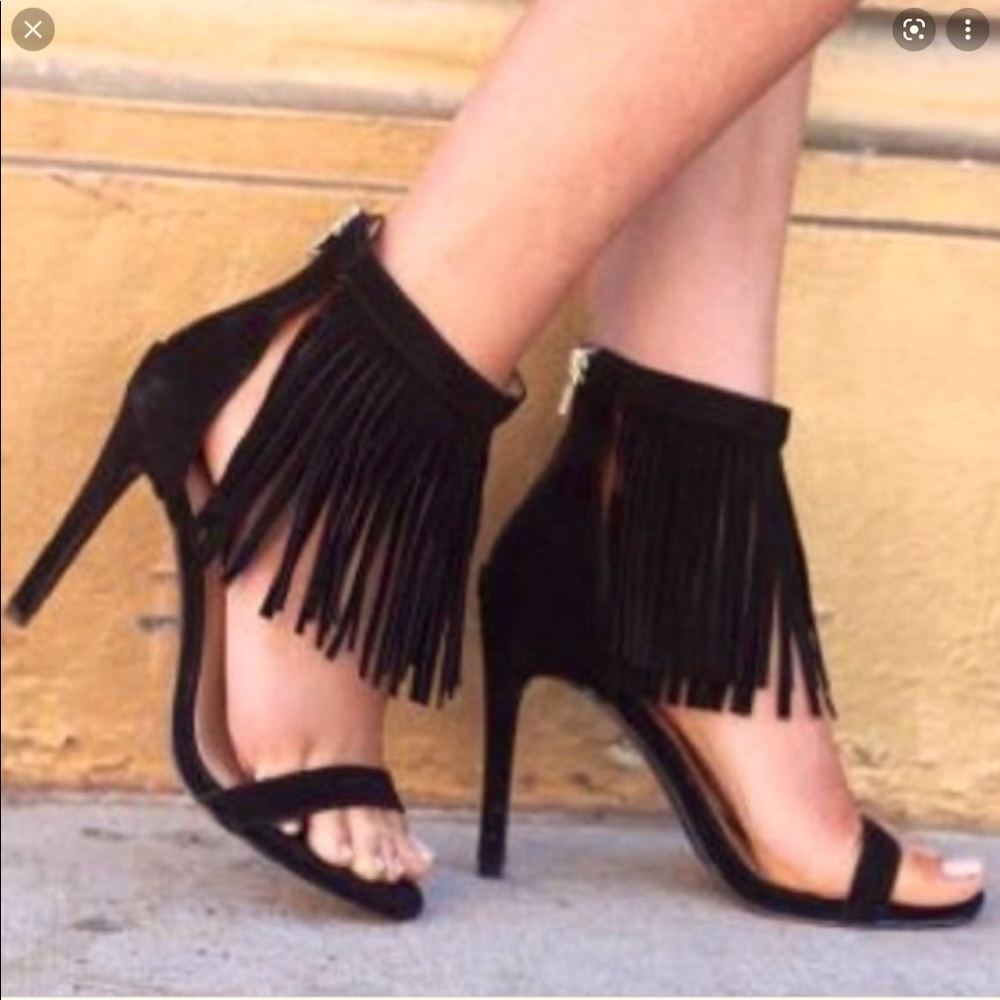 Steve Madden fringe heels